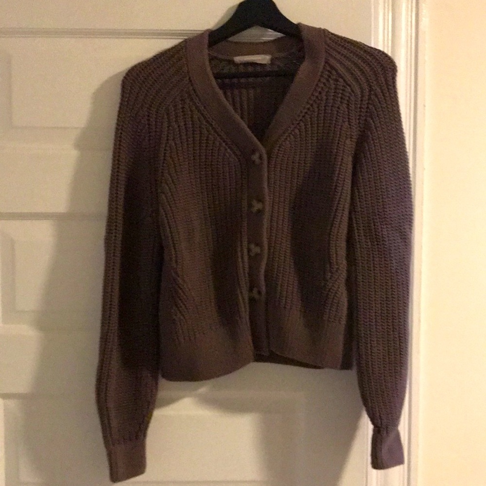 Chunky knit cardigan